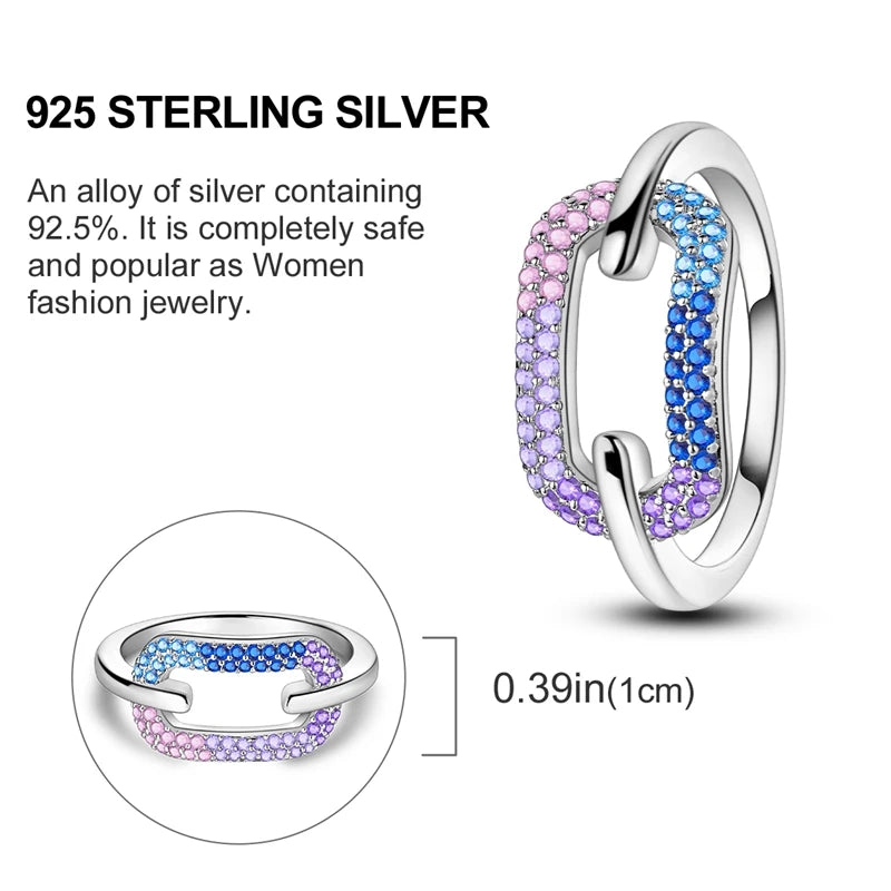 925 Sterling Silver Infinite Love Cubic Zircon Ring