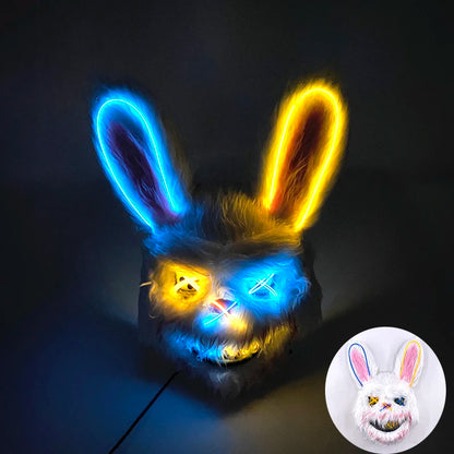 Novelty LED Bloody Furry Bunny Rabbit Bear Mask
