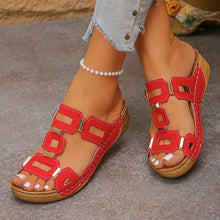 Roman Style Open Toe Summer Wedges