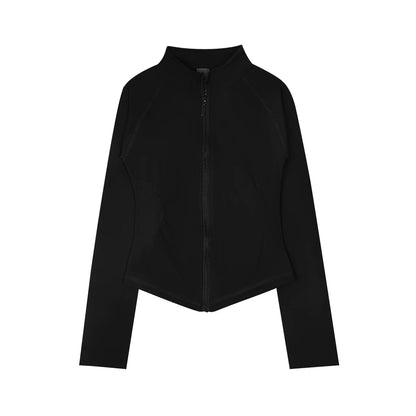 Zippered Seamless Athletic Top
