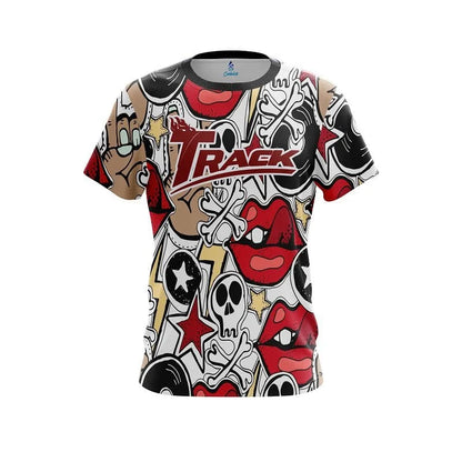 Track Tornado Lightning Storm Performance Bowling Jersey
