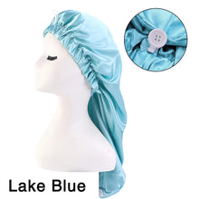 Satin Solid Color Sleeping Cap
