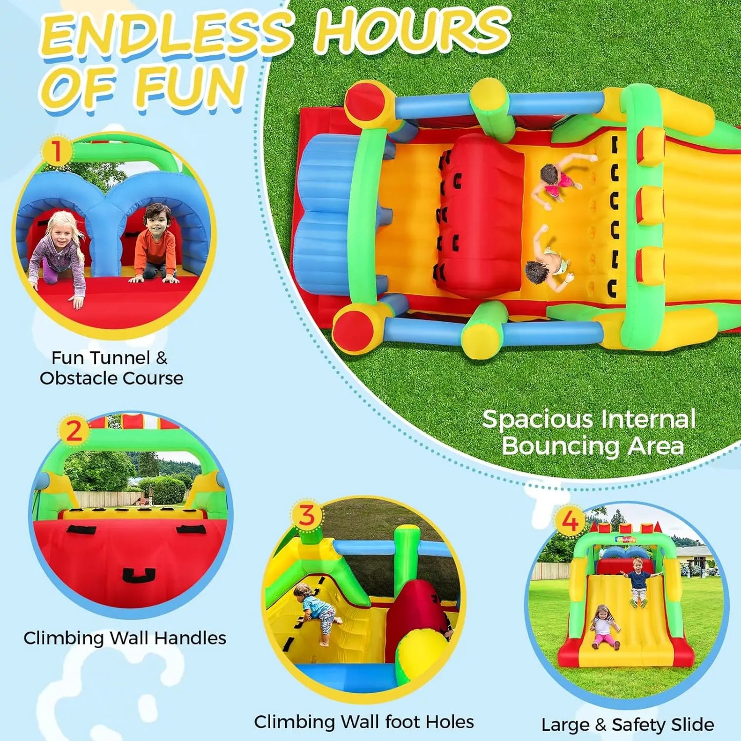 Inflatable Bounce House for Big Kids