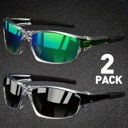 2pairs Sports Polarized Sunglasses