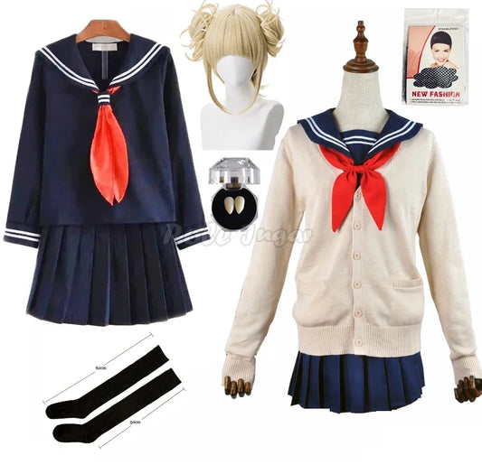 Himiko Toga JK Sailor Uniform Cosplay Costume Set
