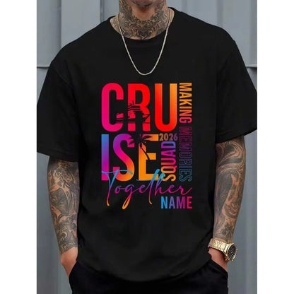 Cruise Squad 2026 Matching Cotton T-Shirt 
