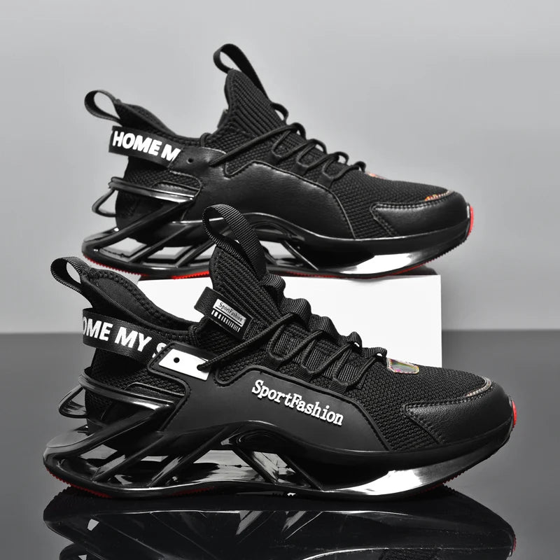 Breathable Designer Print Sneakers