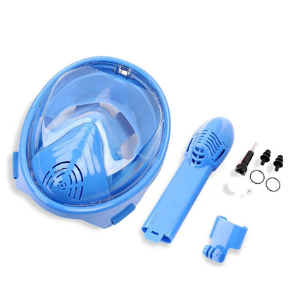 Full Dry Snorkel & Diving Mask Set with Action Camera Mount