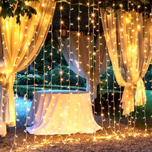 LED Curtain Light String Holiday Curtain Garland Lights