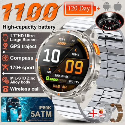T-Rex3 Pro 1100mAh Battery Smart Watch