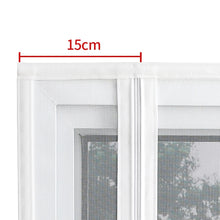 Window mesh with zipper Self-adhesive Screen