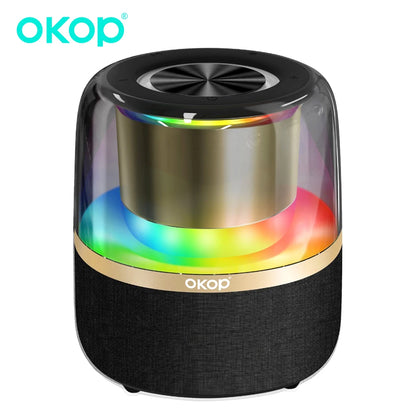 OKOP 100W Portable Bluetooth Speaker with Subwoofer & RGB Lights