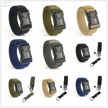 Aluminum Alloy Quick Release Pluggable Buckle Elastic Belt