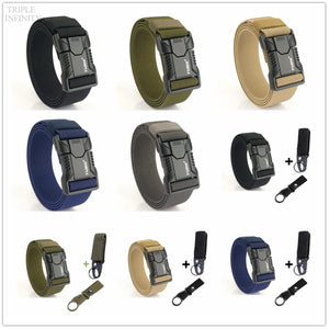 Aluminum Alloy Quick Release Pluggable Buckle Elastic Belt