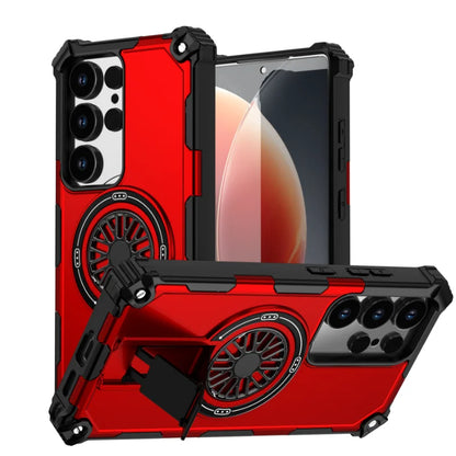 Armor 2-in-1 Shockproof Magnetic Adhesive Protective Case for Samsung