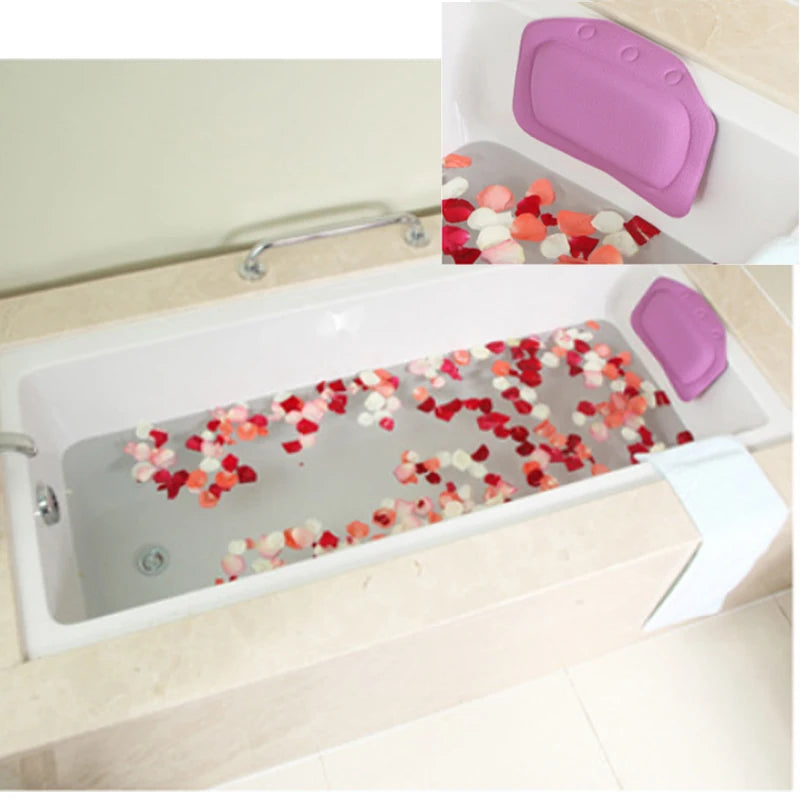 Bath Headrest With Suction Cup
