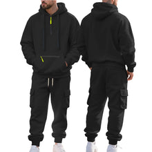 Fleece Hooded Sweatshirt and Sweatpants Set