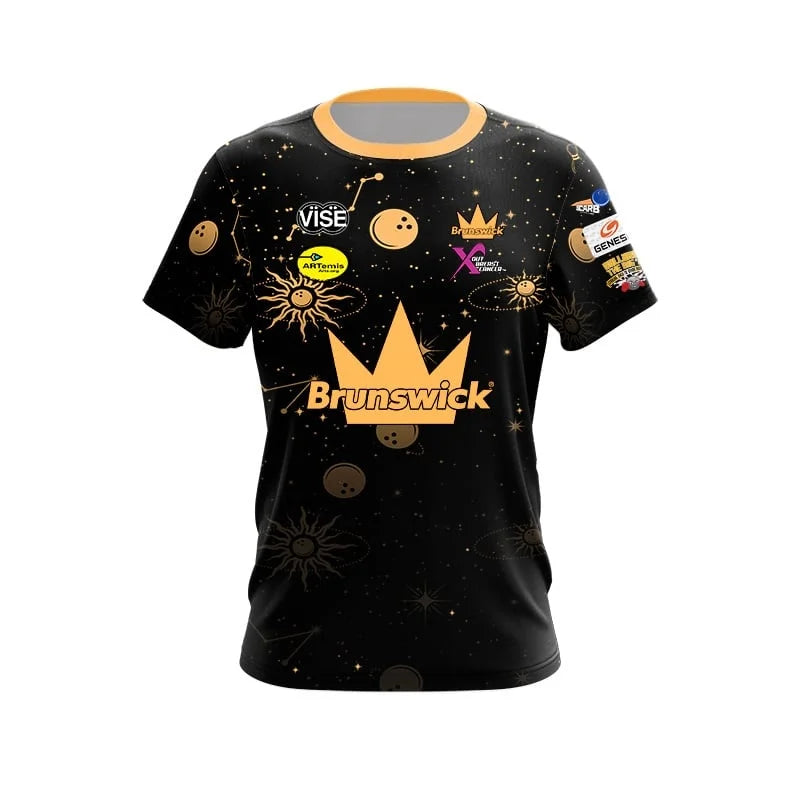 Brunswick Floral Garden Gnome Performance Bowling Jersey
