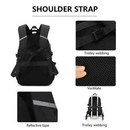 Large Capacity Travel Hiking Backpack & 16" Laptop Bag