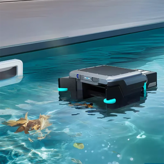 Solar-Powered Automatic Robotic Pool Surface Skimmer