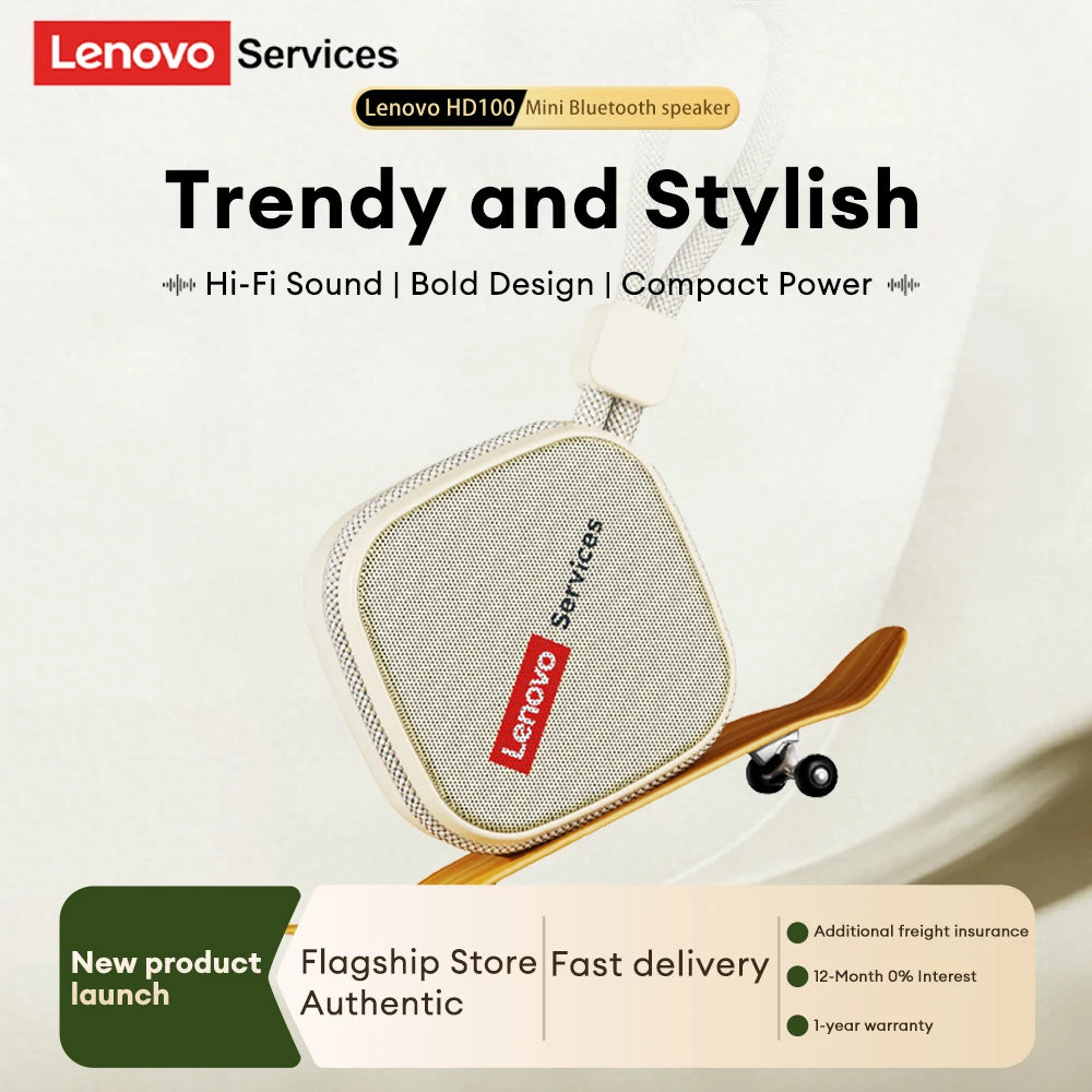 Lenovo HD100 Mini Portable Waterproof Bluetooth Speaker
