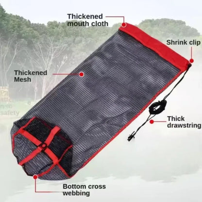 Collapsible Thick Live Fish Net w/Bundle Mouth