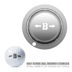 Stainless Steel Golf Ball Line Marker Stencil