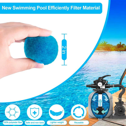 Upgraded And Efficient to Sand Reusable Environmentally Friendly Filter Ball