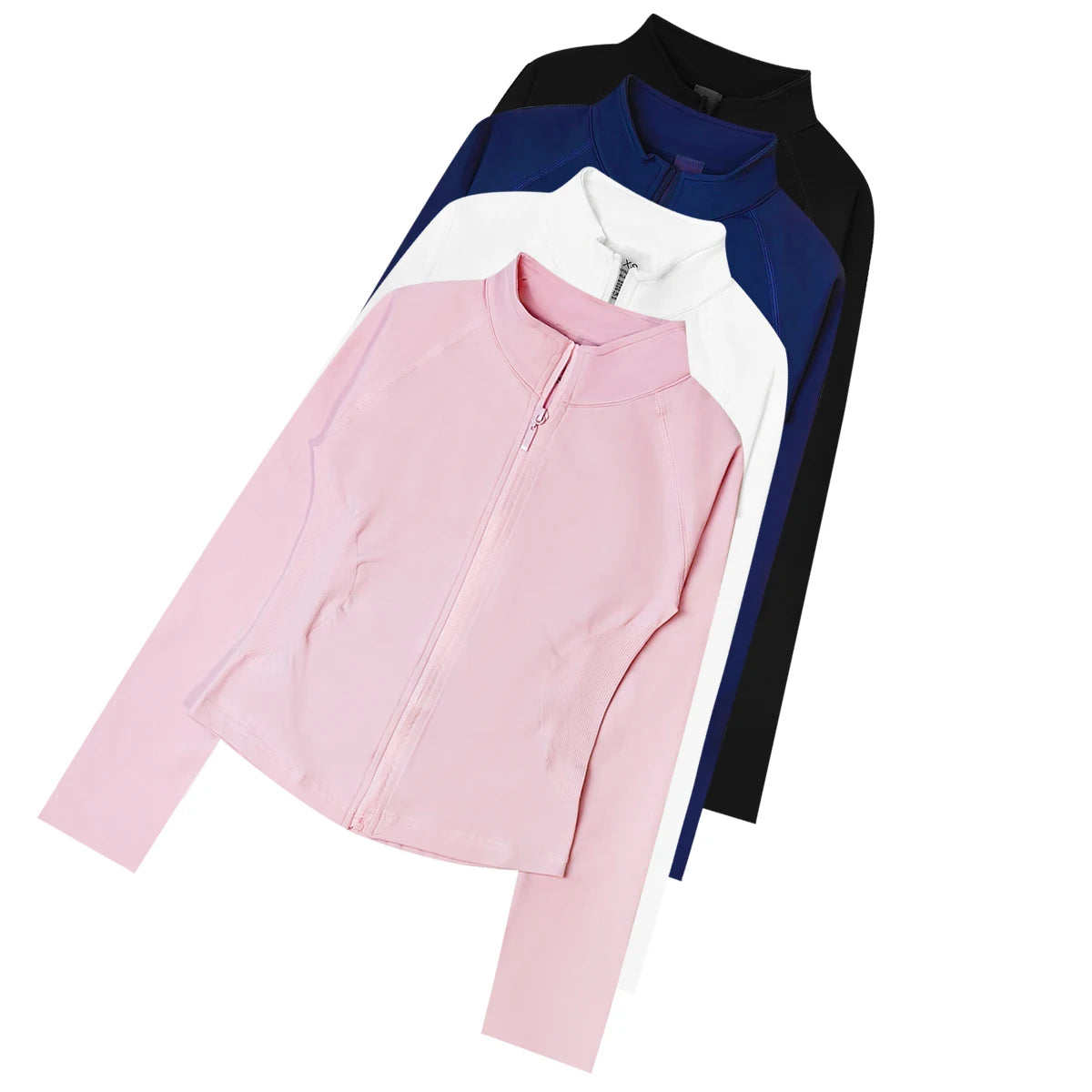 Zippered Seamless Athletic Top