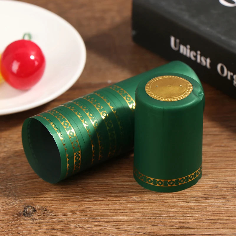 10Pcs PVC Wine Bottle Heat Shrink Caps
