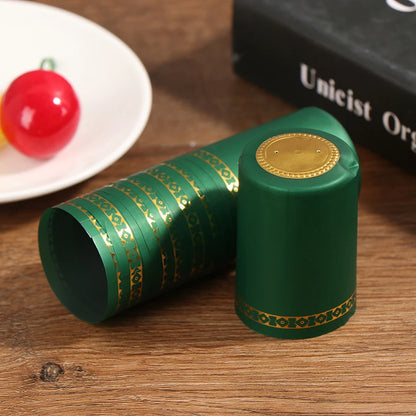 10Pcs PVC Wine Bottle Heat Shrink Caps