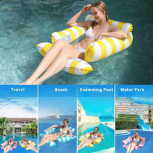 Inflatable Pool Float Hammock with Arms