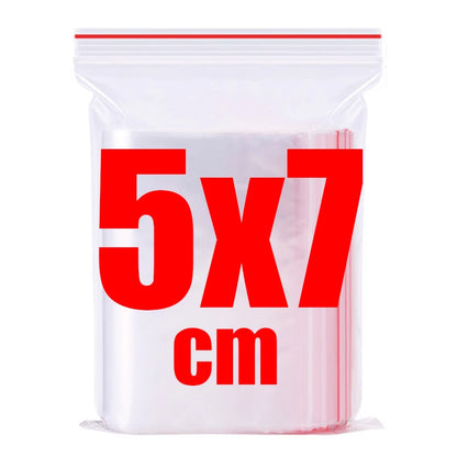 Multi-pack Self Sealed Small Zipper Storage Bags