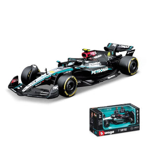 Bburago 1:43 Mercedes-AMG F1 W15 E Performance 2024 Alloy Car Miniature