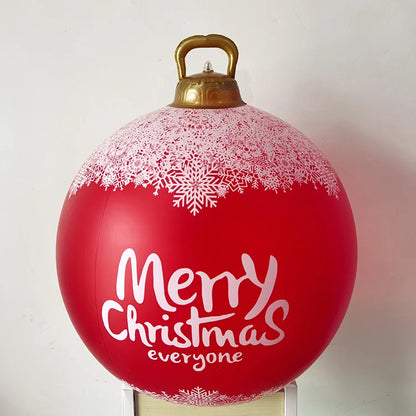 60CM Giant Outdoor Inflatable Christmas Ball Ornament