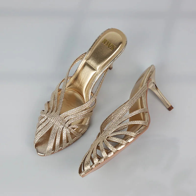 Women’s Retro Narrow Band High Heel Stiletto Pumps