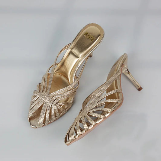 Women’s Retro Narrow Band High Heel Stiletto Pumps