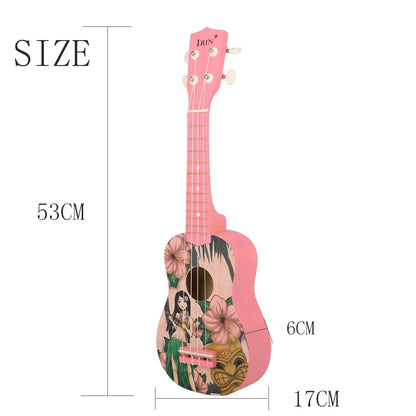 IRIN 21-Inch Hawaiian Beginner Soprano Ukulele