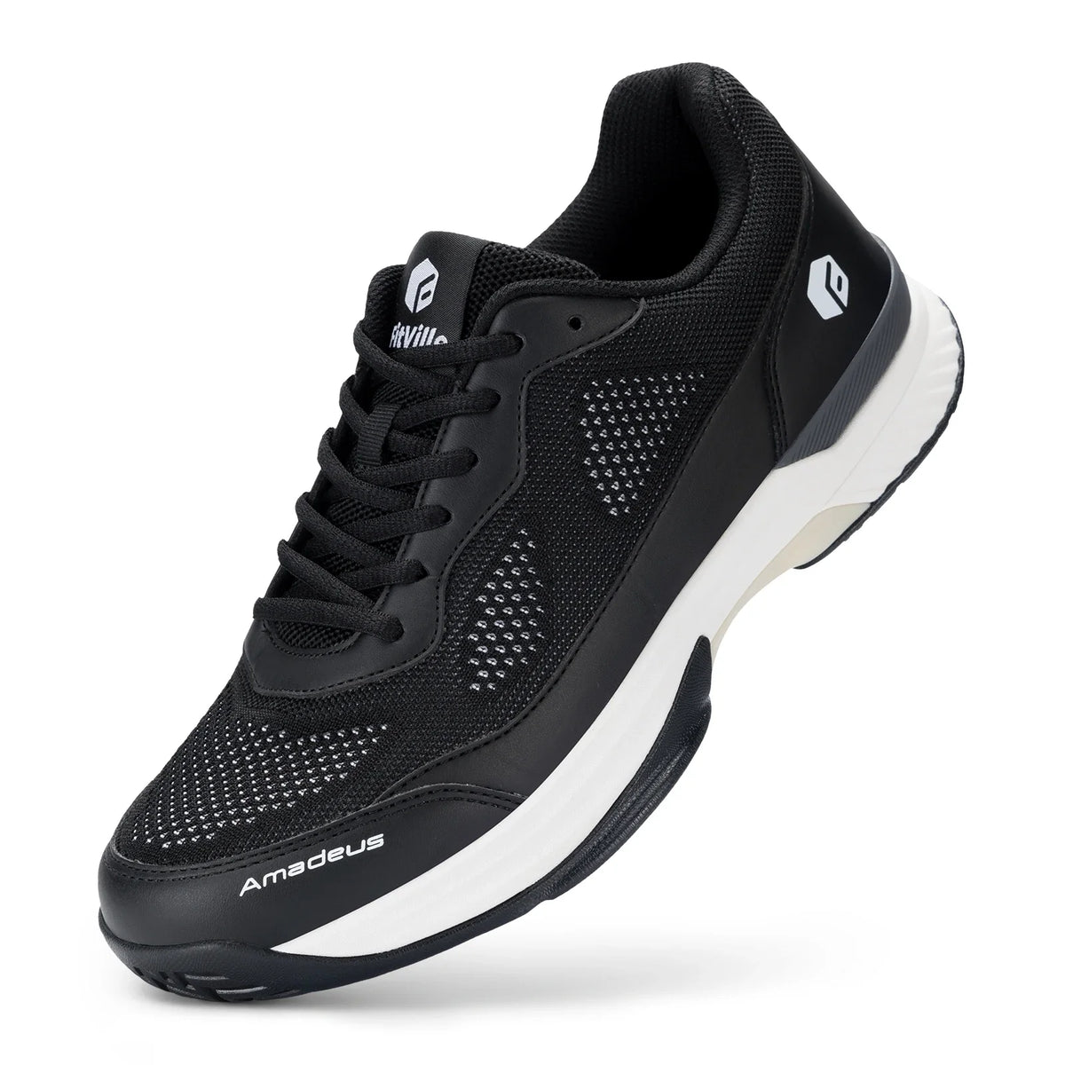 FitVille Men's Amadeus V2 Professional Tennis & Court Shoes
