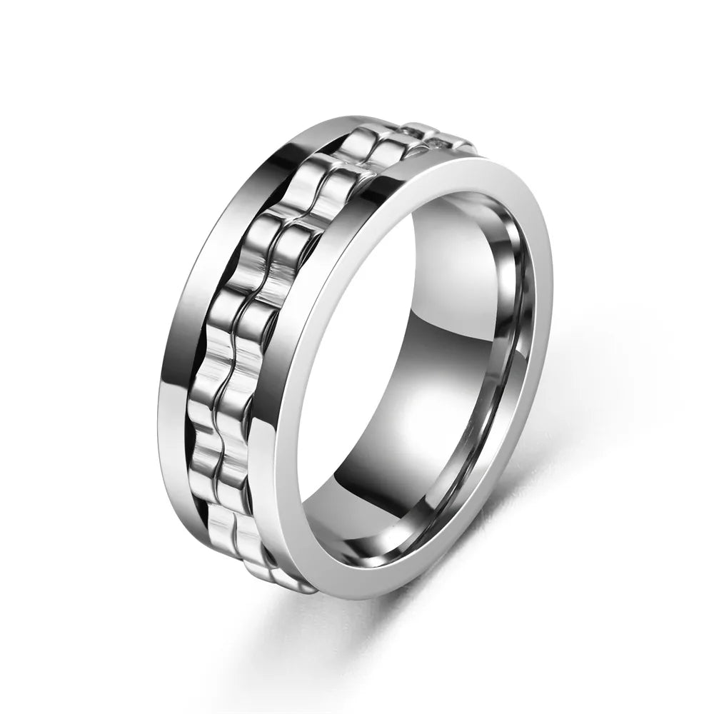 Anti Stress Stainless Steel Ring