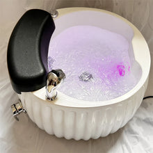 Portable Fiberglass Pedicure Washing Sink with Jet