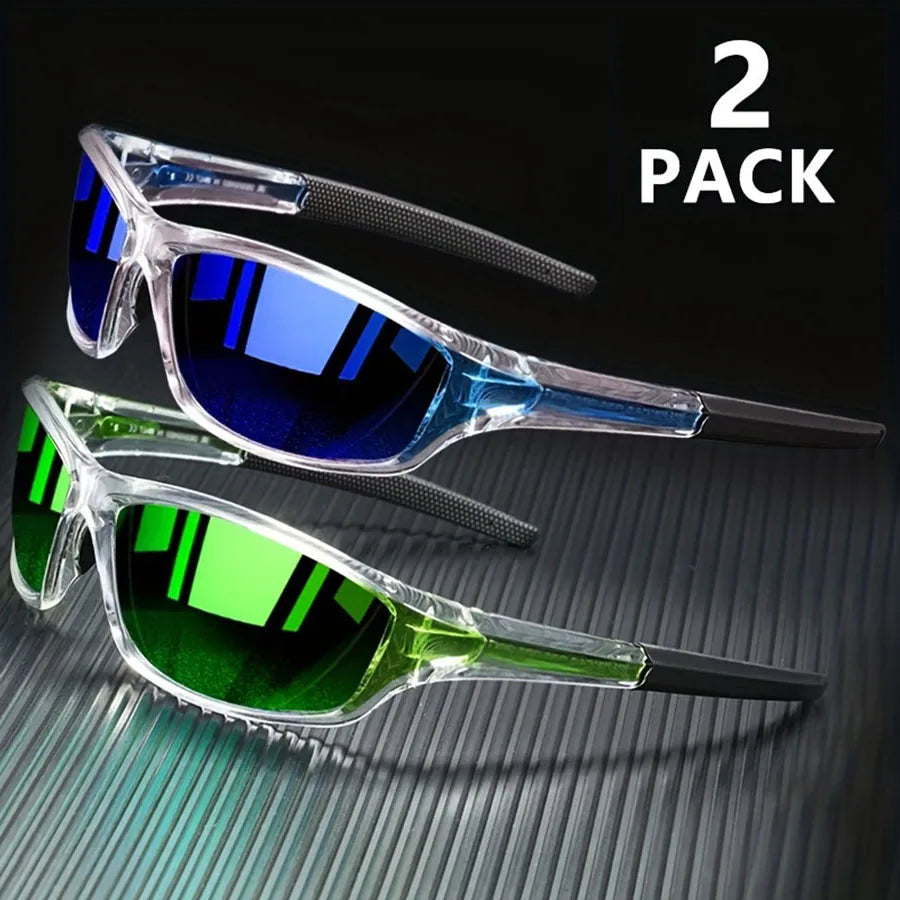 2pairs Sports Polarized Sunglasses