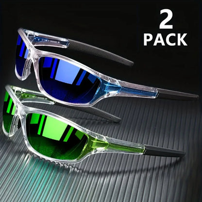 2pairs Sports Polarized Sunglasses