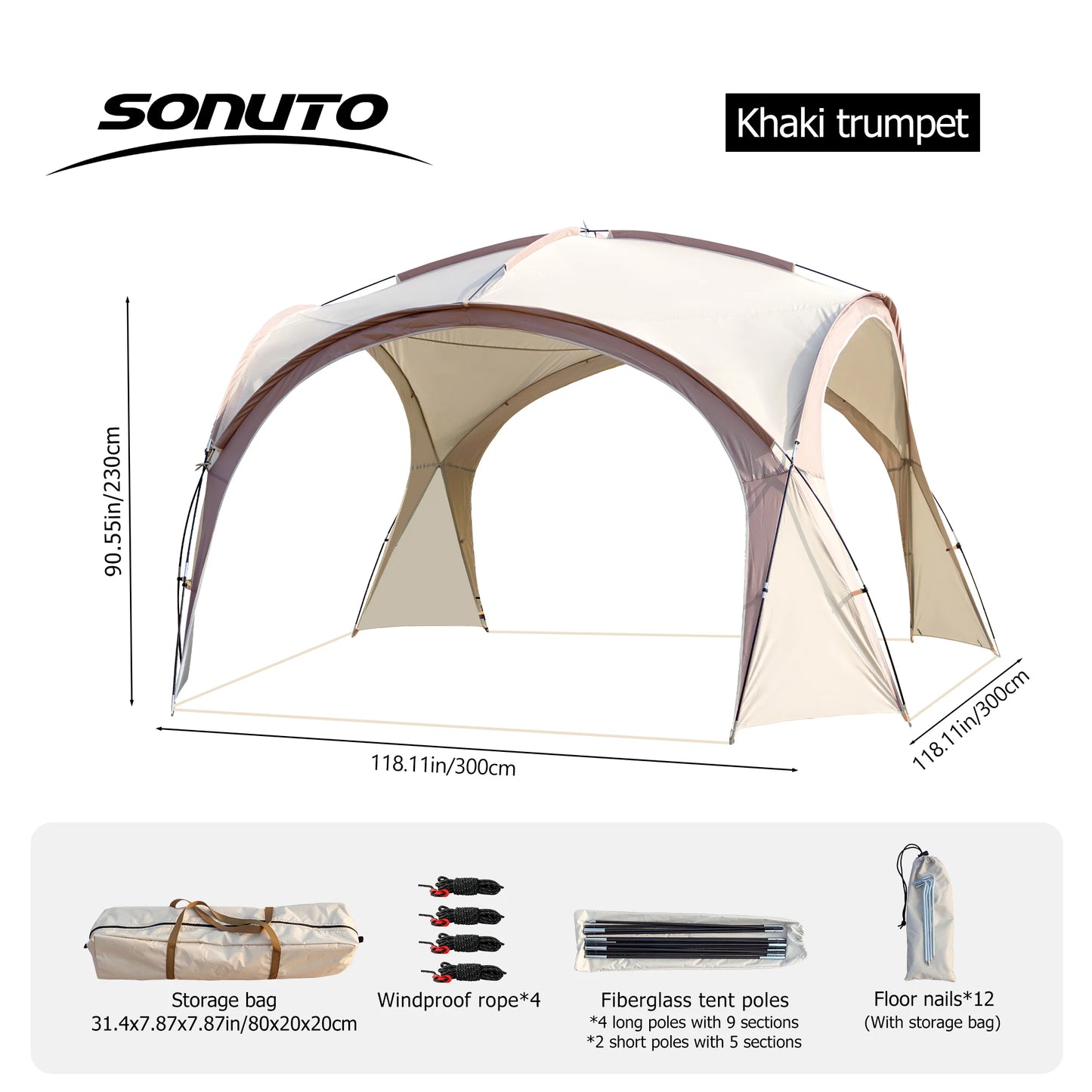 Large Outdoor Sun Protection Tent