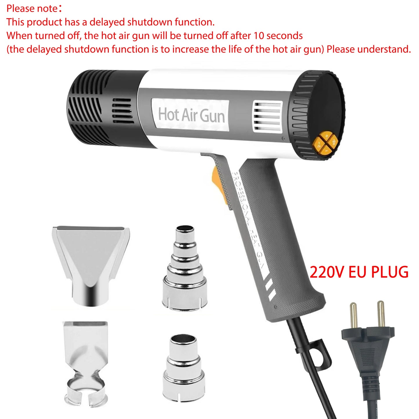 2000W Variable Temperature Electric Heat Gun Set