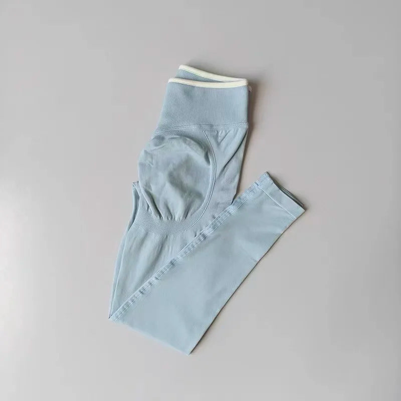 High-Waist Seamless Active Leggings