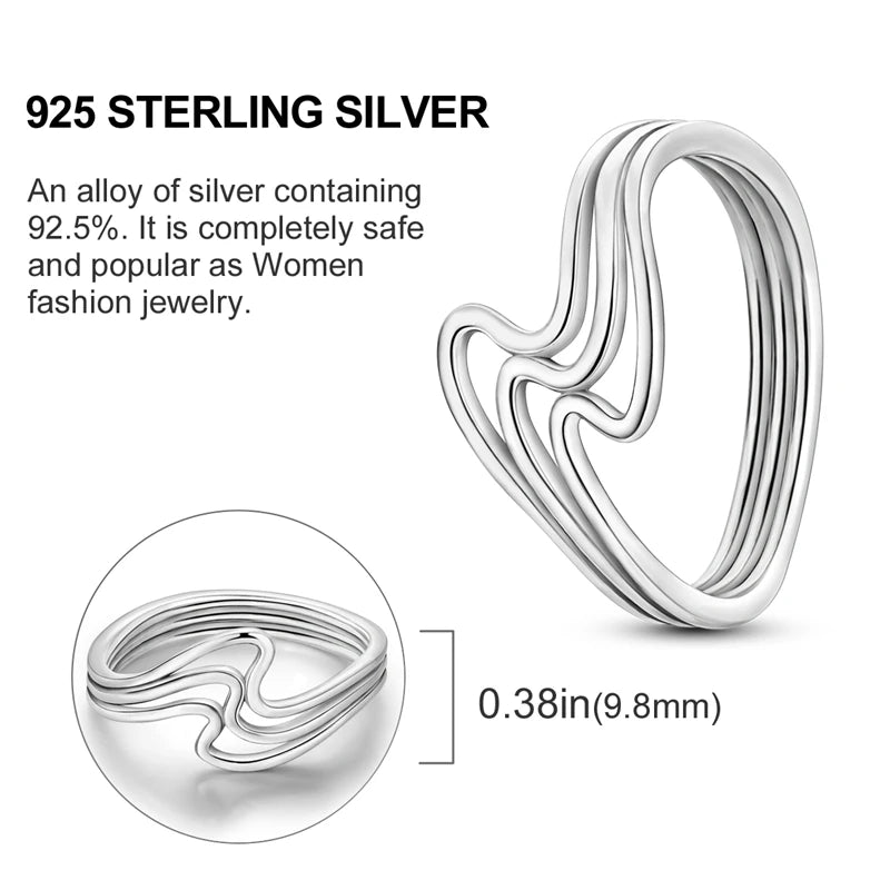 925 Sterling Silver Infinite Love Cubic Zircon Ring