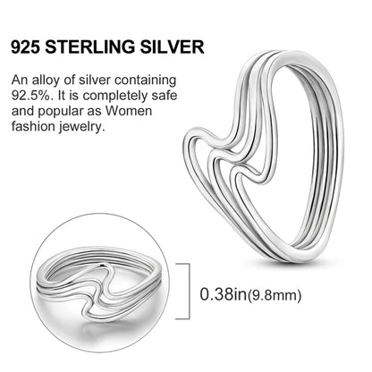 925 Sterling Silver Infinite Love Cubic Zircon Ring