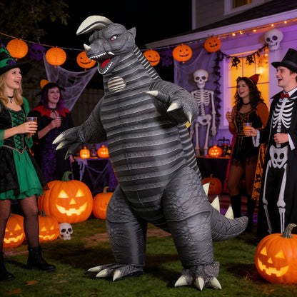 Adult Monster Inflatable Mascot Costume Set