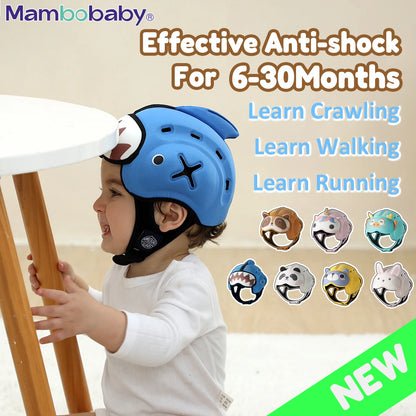 Mambobaby Safe Anti-Shock Baby Helmet Head Protector